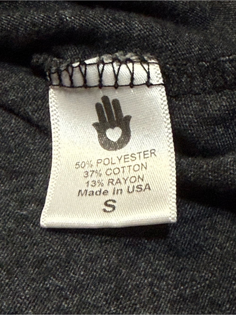 Spiritual Gangster Cropped Graphic Tank Top Charcoal Yoga Size Small - Picture 8 of 11